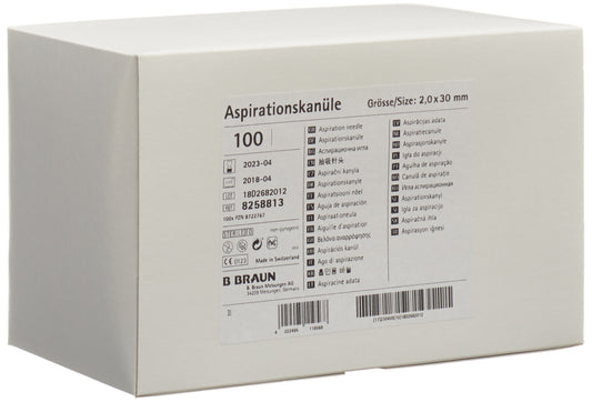 B. BRAUN Aspirationskanüle ohne Filter st
