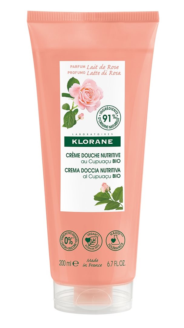 KLORANE Duschcreme Rosenmilch