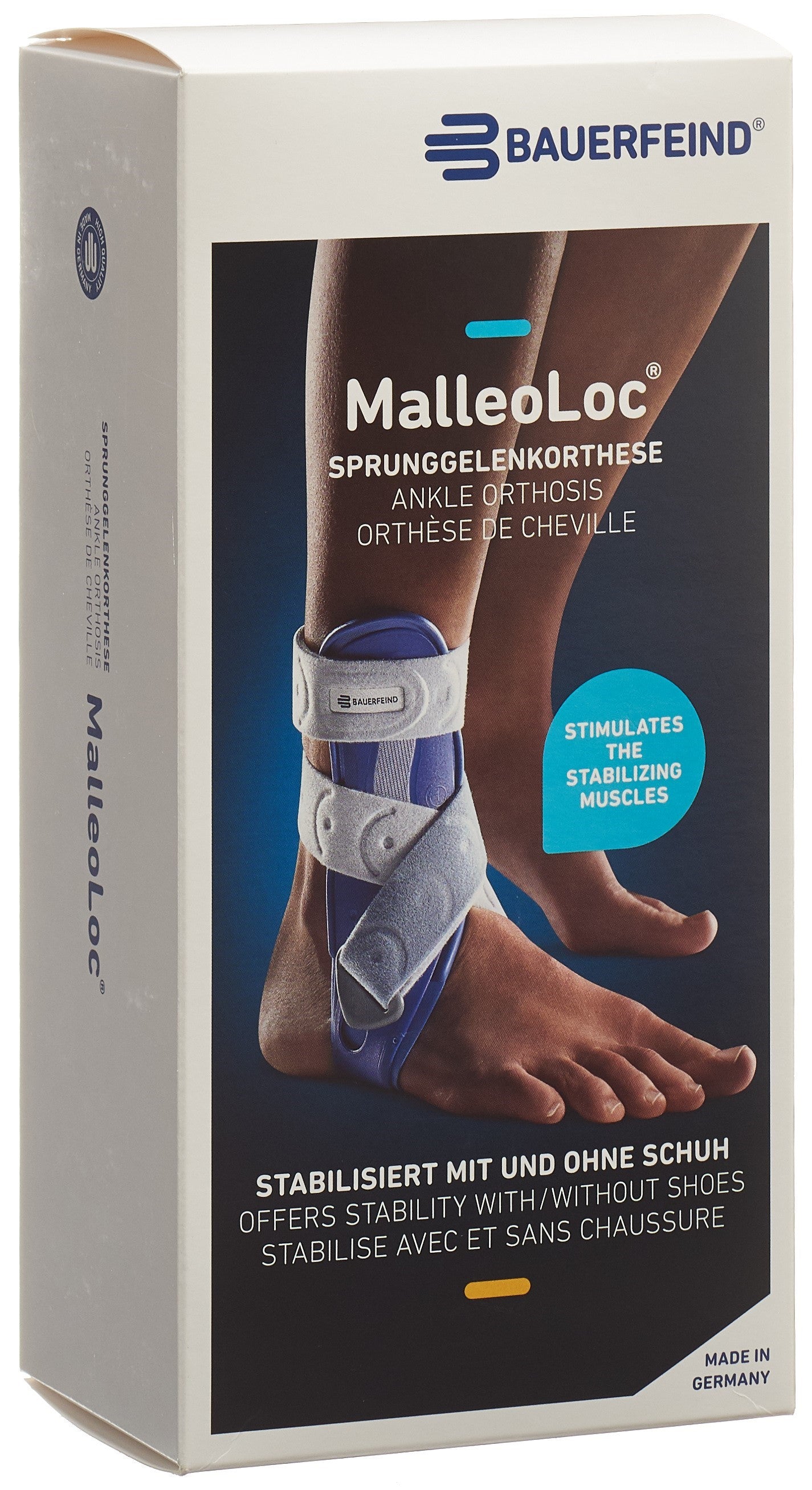 MALLEOLOC Stabilorthese Gr2 rechts titan