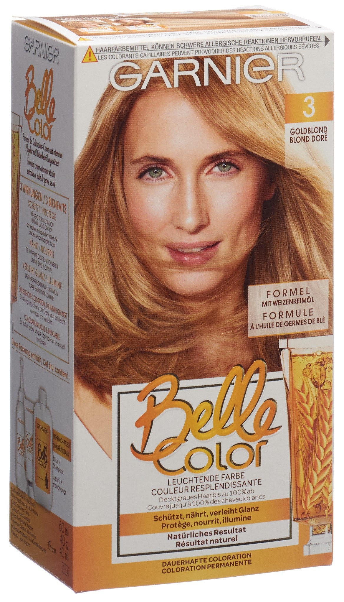 BELLE COLOR Einfach Color-Gel No7.3 honig goldblo