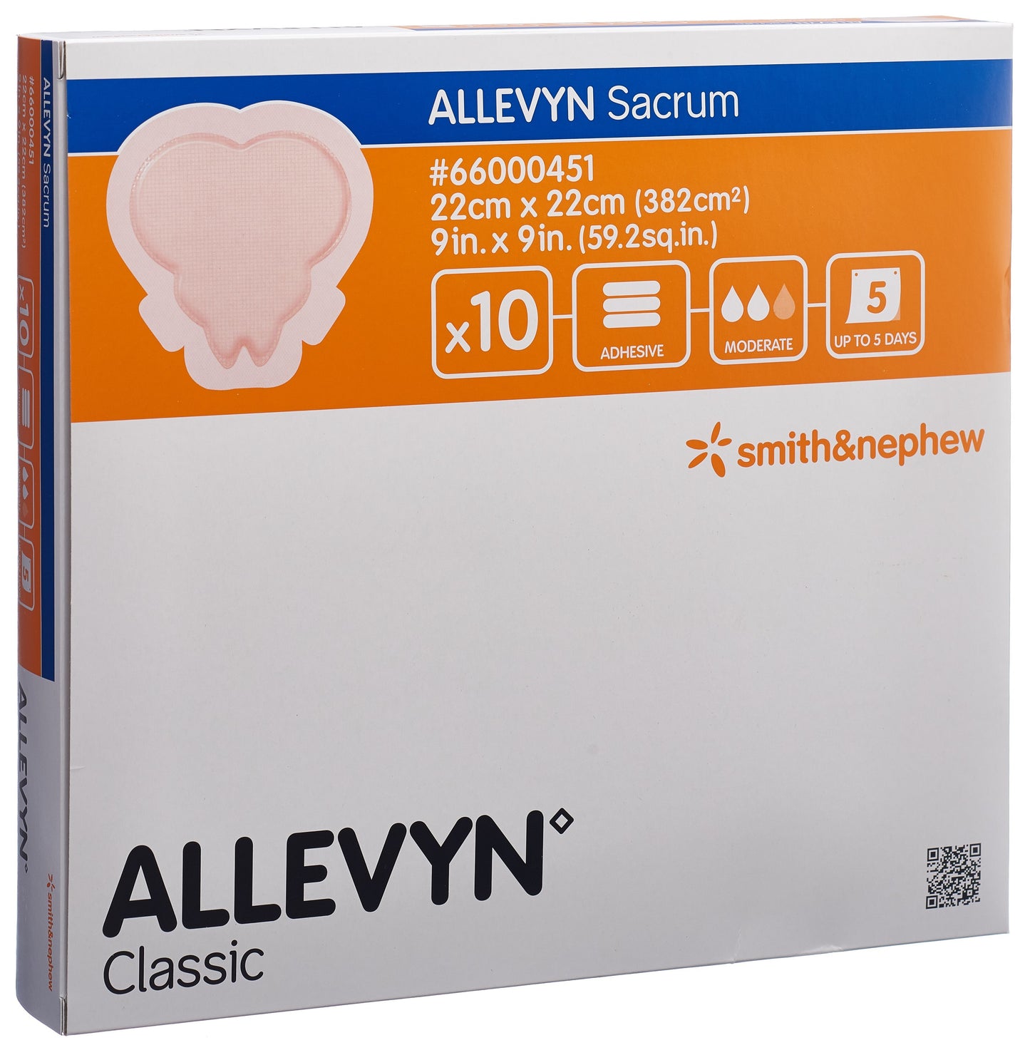 ALLEVYN ADH SACRUM Wundverband 22x22cm