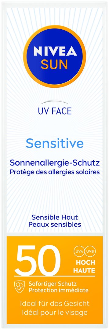 NIVEA Sun UV Face Sensitive LSF50