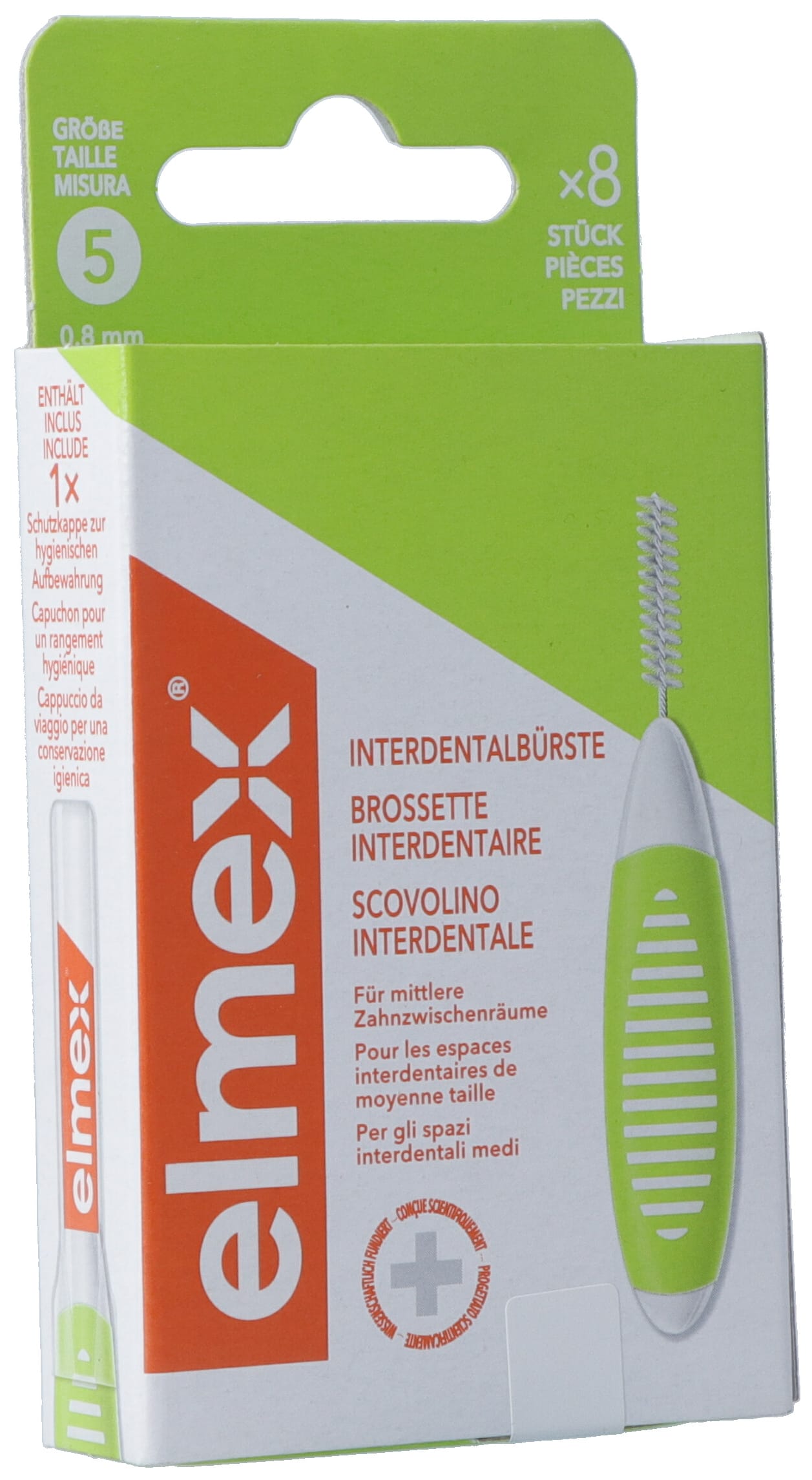 ELMEX Interdentalbürsten 0.8mm grün
