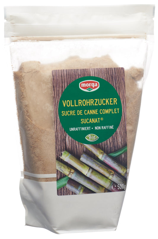 MORGA Sucanat Vollrohrzucker Bio