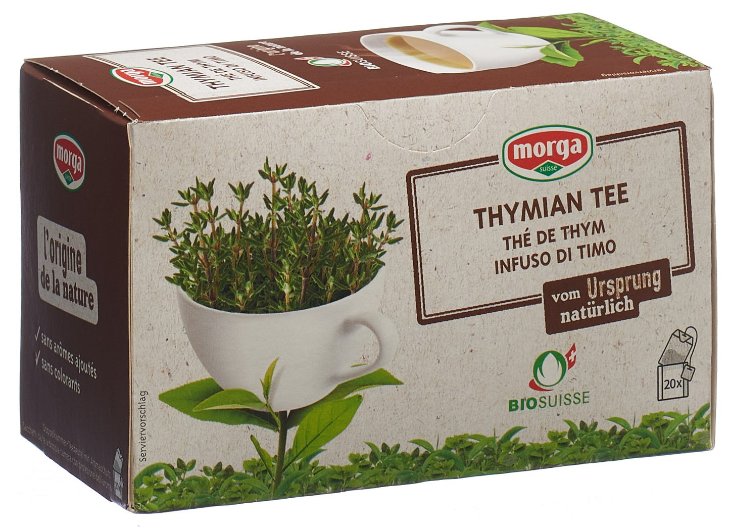 MORGA Thymian Tee m/H Bio Knospe