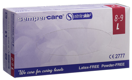 SEMPERCARE Nitrile Skin Handsch L pf unst