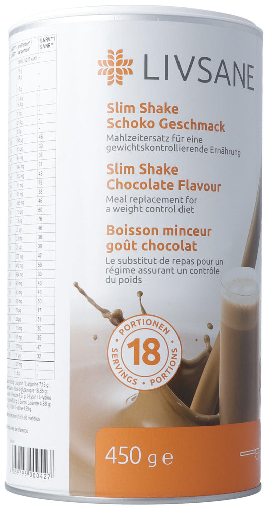 LIVSANE Slim Shake Schoko Geschmack
