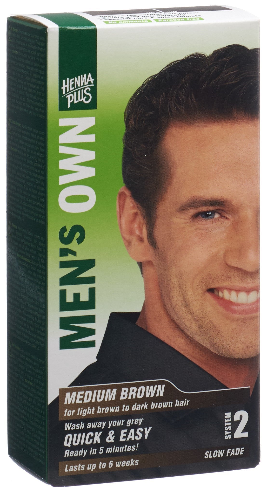 HENNA PLUS Mens Own Syst2 mittel-braun