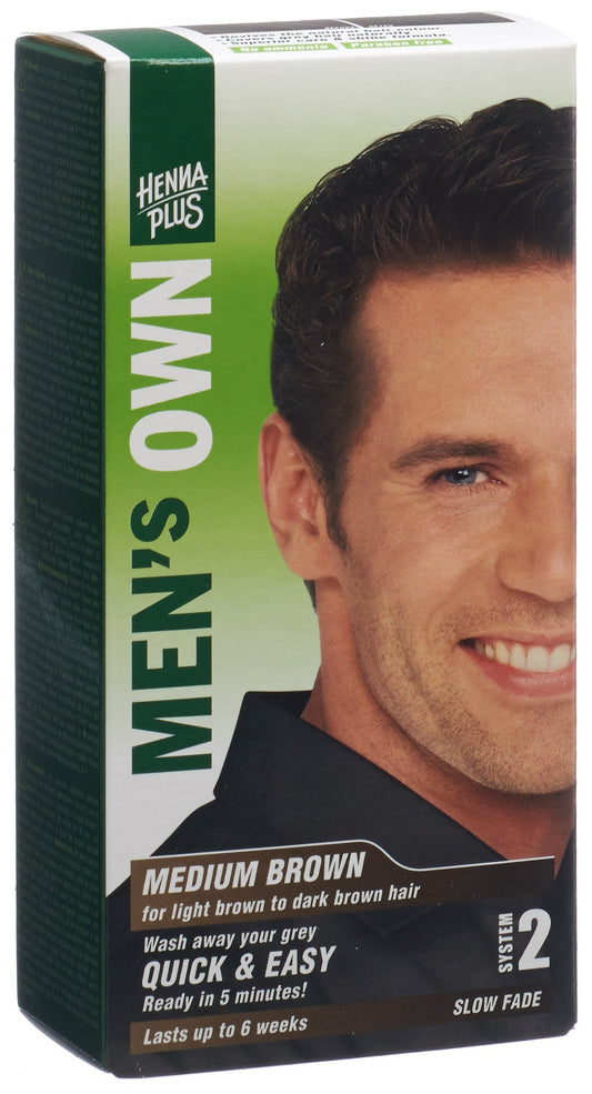 HENNA PLUS Mens Own Syst2 mittel-braun