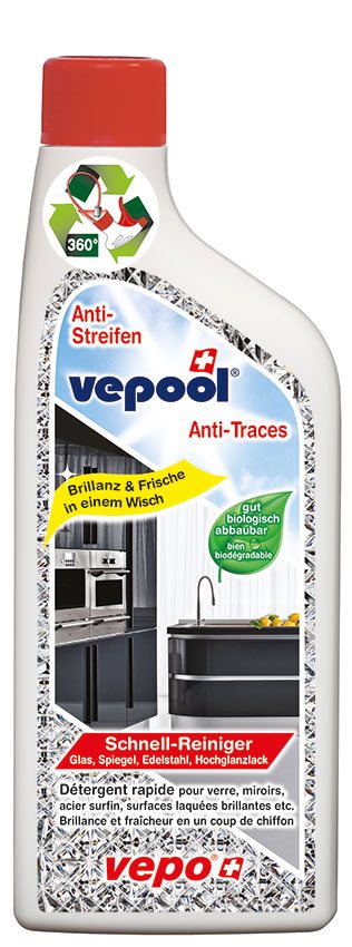 VEPOOL Anti-Streifen Schnellrein Ersatzpack