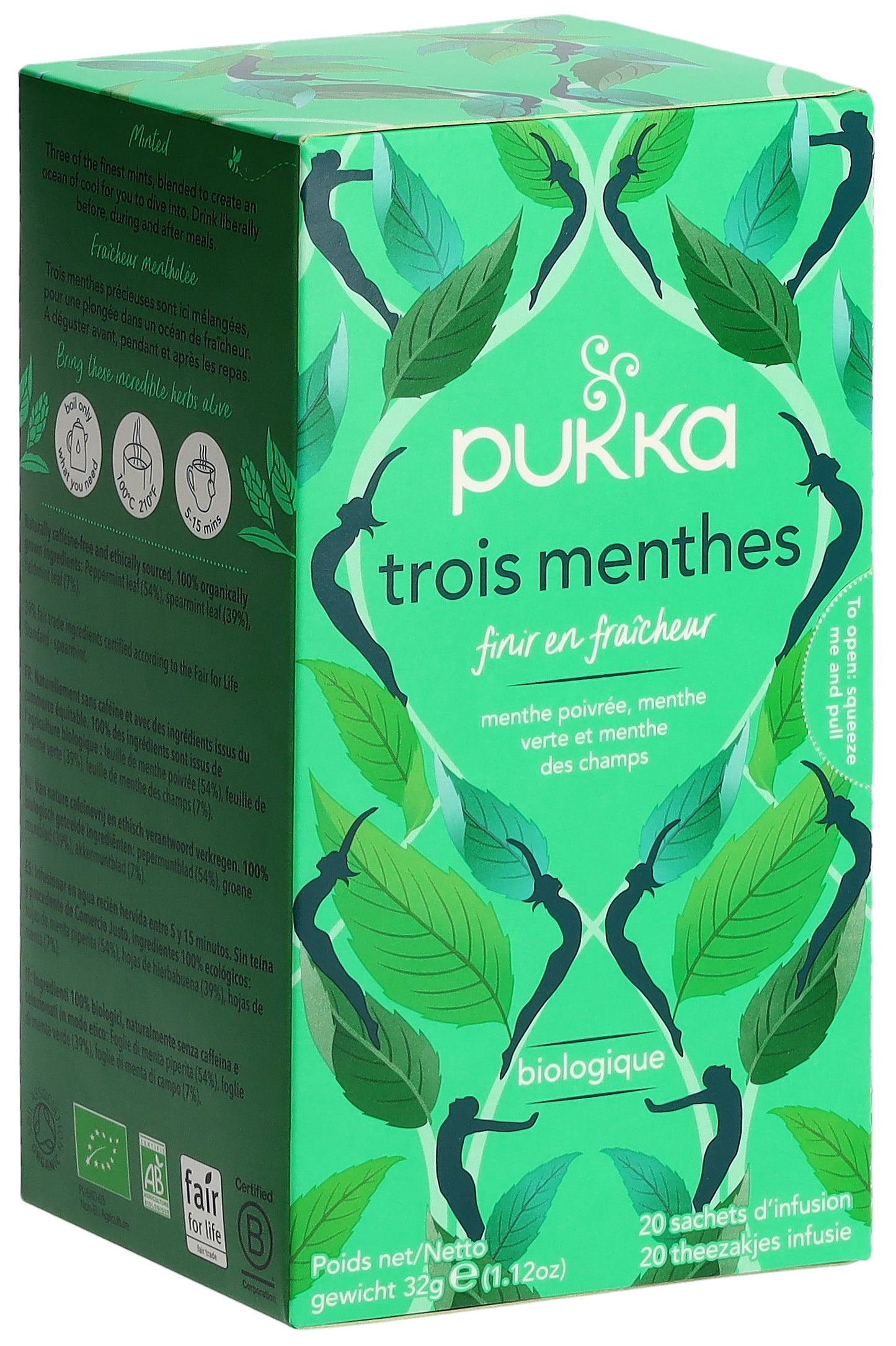 PUKKA Trois Menthes Tee Bio