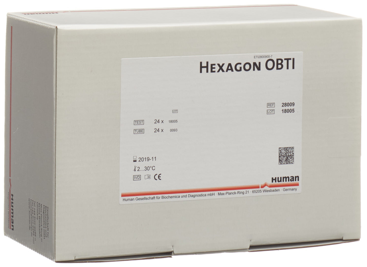 HEXAGON OBTI immunologischer Stuhltest