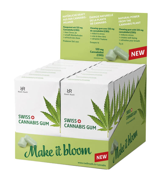 SWISS CANNABIS Gum 120 mg CBD Mint