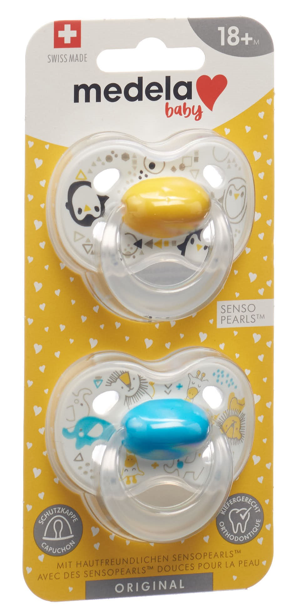 MEDELA Baby Nuggi Original 18+ Gelb Blau