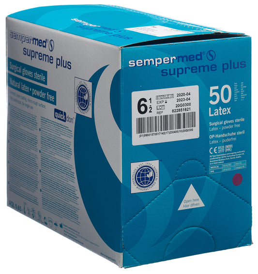 SEMPERMED Supreme Plus OP Handschu 6.5 st