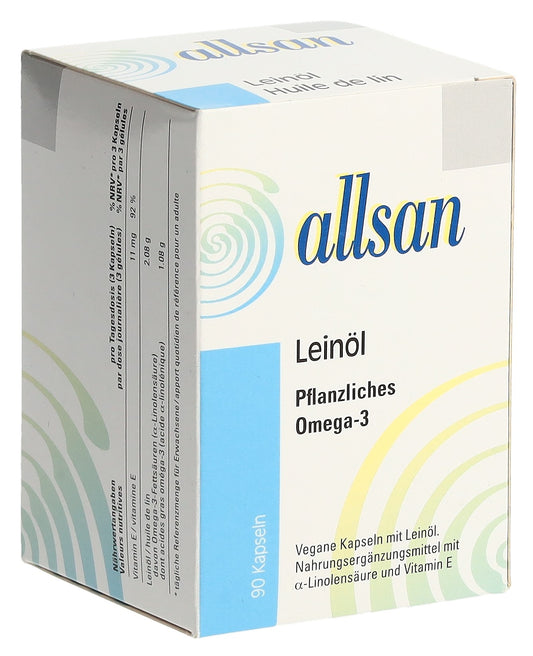 ALLSAN Leinöl pflanzlich Weichkaps