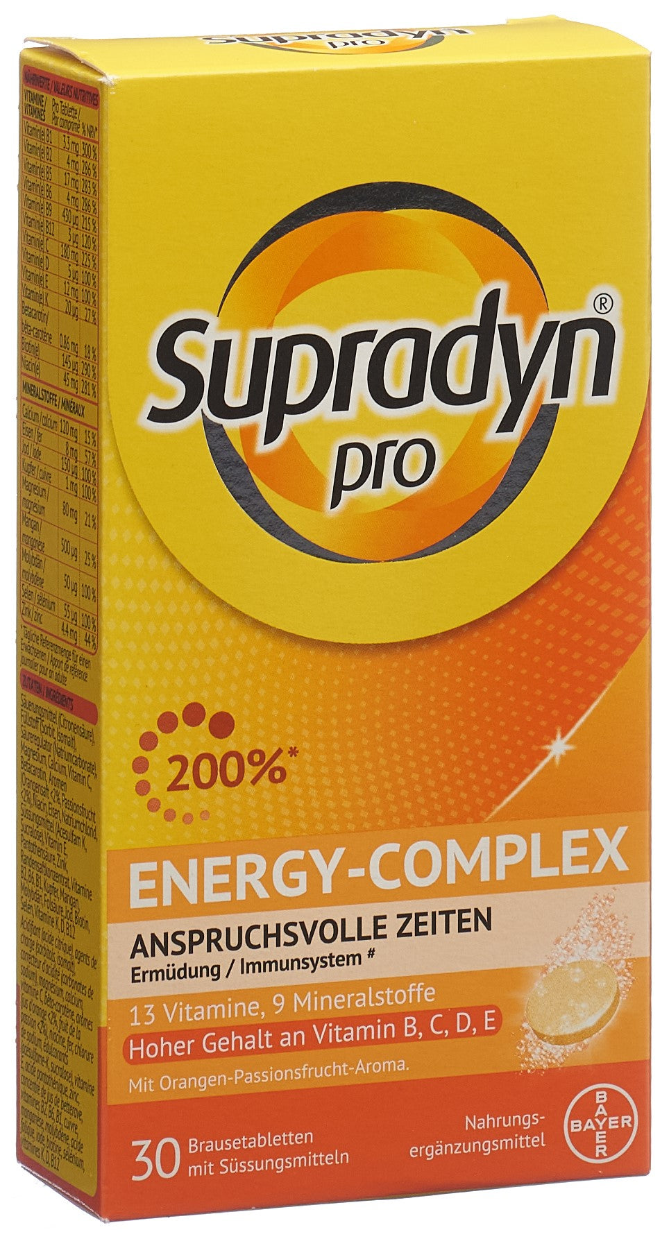 SUPRADYN pro energy-complex Brausetabl