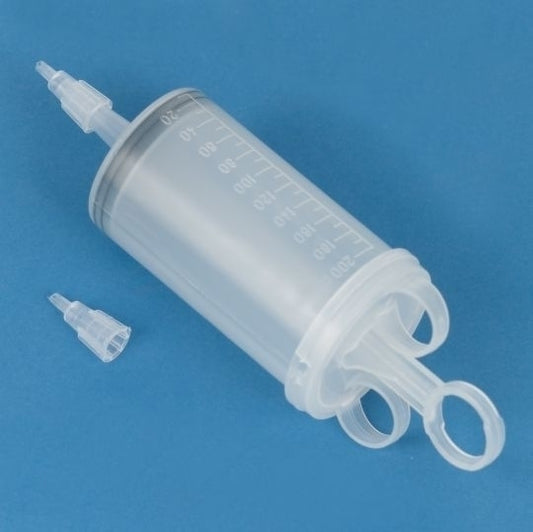 SEMADENI Wund Blasen Spritze 200ml Luer Rekord