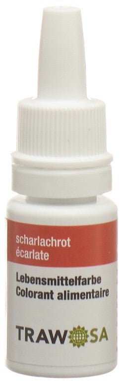 TRAWOSA Lebensmittelfarbstoff scharlachrot