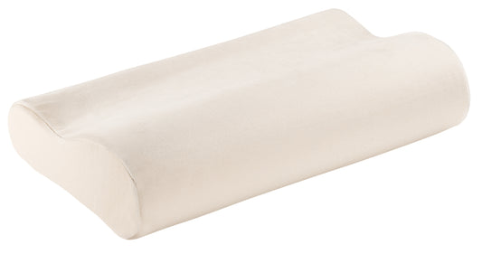 ELSA Nackenkissen 50x11cm Veloursbezug écru