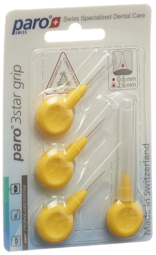 PARO 3Star-Grip 2.6mm gelb zylin