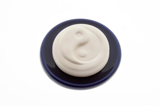 AROMALIFE Duftstein Set Ying Yang&Untert dunkelbl