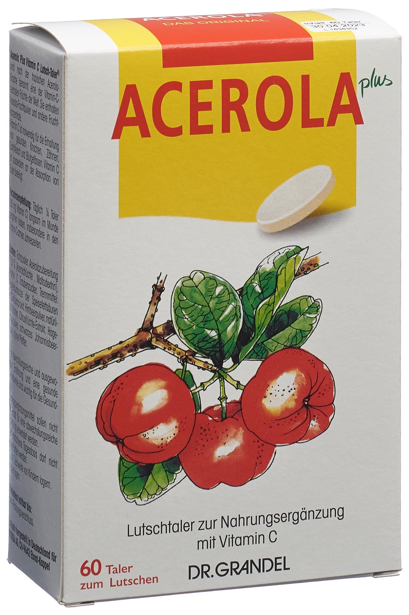 DR GRANDEL Acerola Plus Lutschtaler Vit C