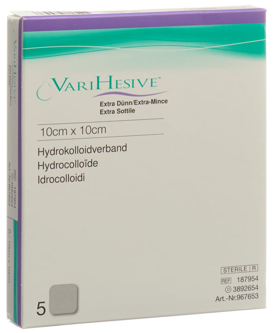 VARIHESIVE Verband 10x10cm extra dünn