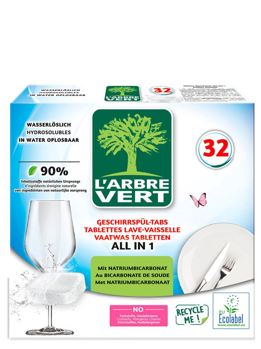 L'ARBRE VERT Öko Geschirrspül-Tabs All in 1