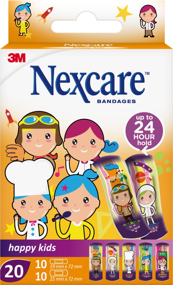 3M NEXCARE Kinderpflast Happy Kids Profess