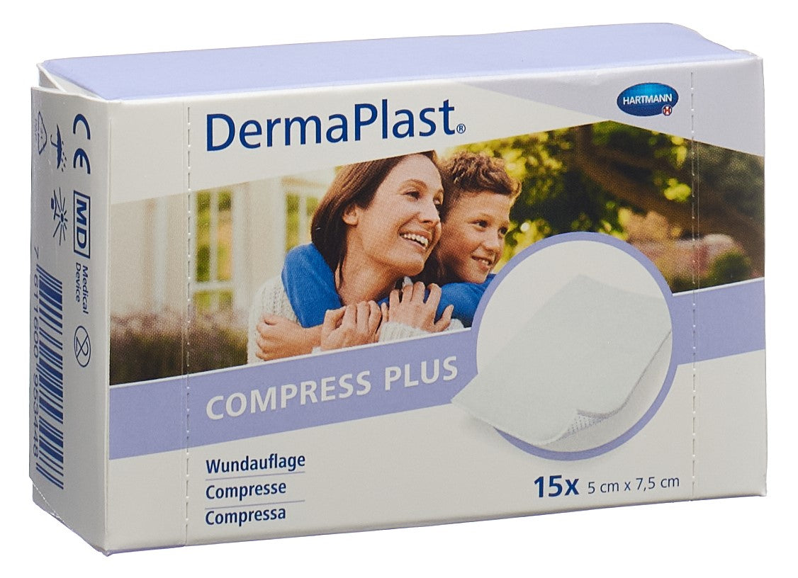 DERMAPLAST Compress Plus 5x7.5cm