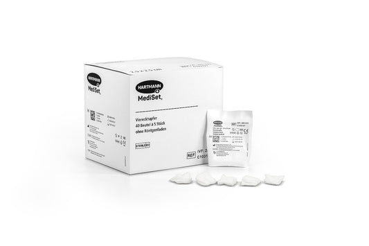 MEDISET Vierecktupfer 2.5x2.5cm st