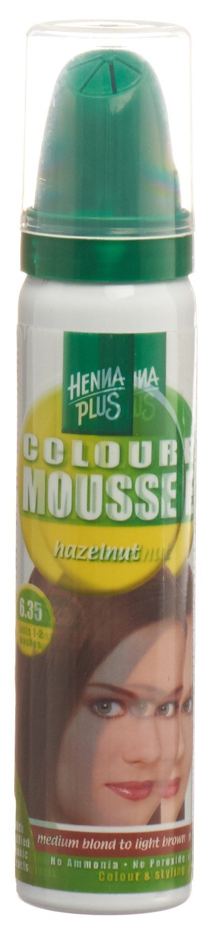 HENNA PLUS Colour Mousse Hazelnut 6.35