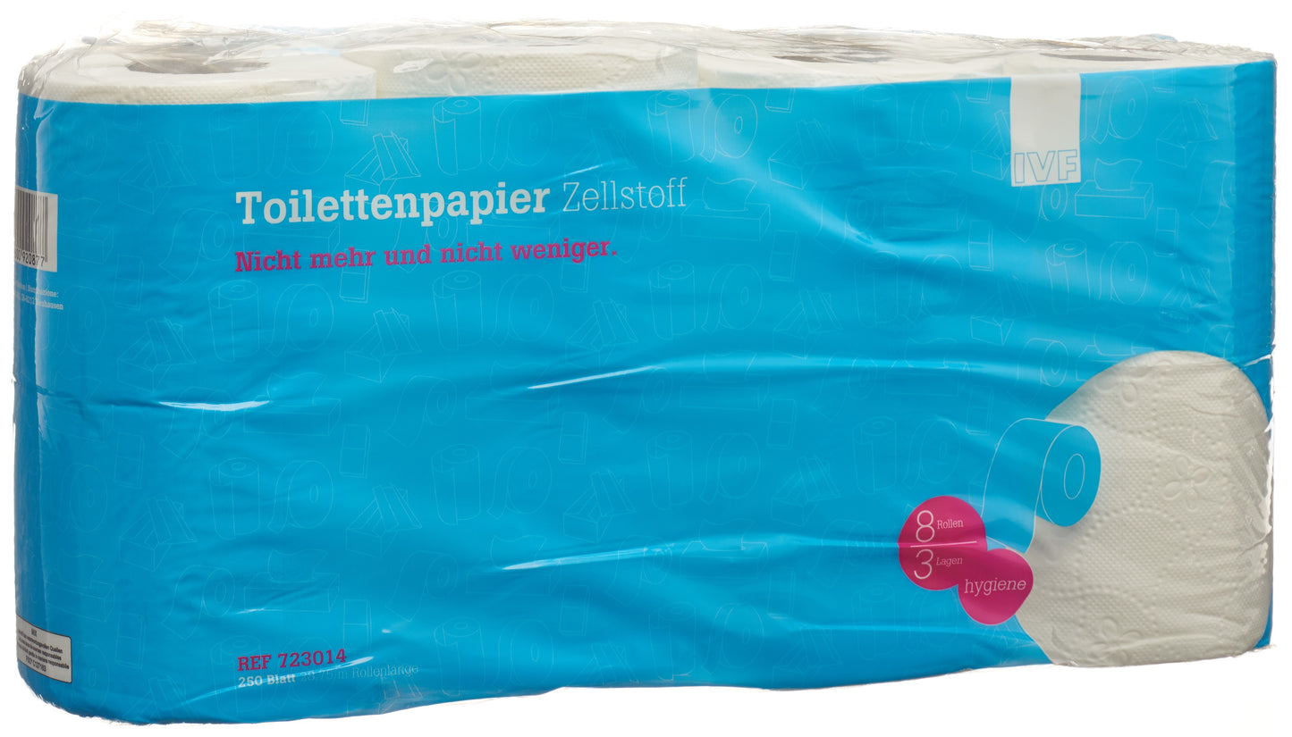 IVF WC-Papier Zells 3-lag 250 Blatt
