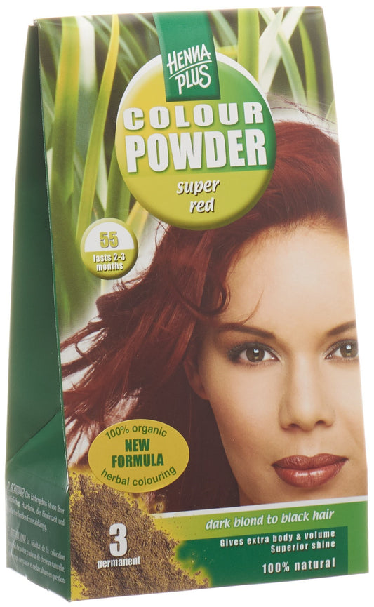 HENNA PLUS Colour Powder 55 super rot