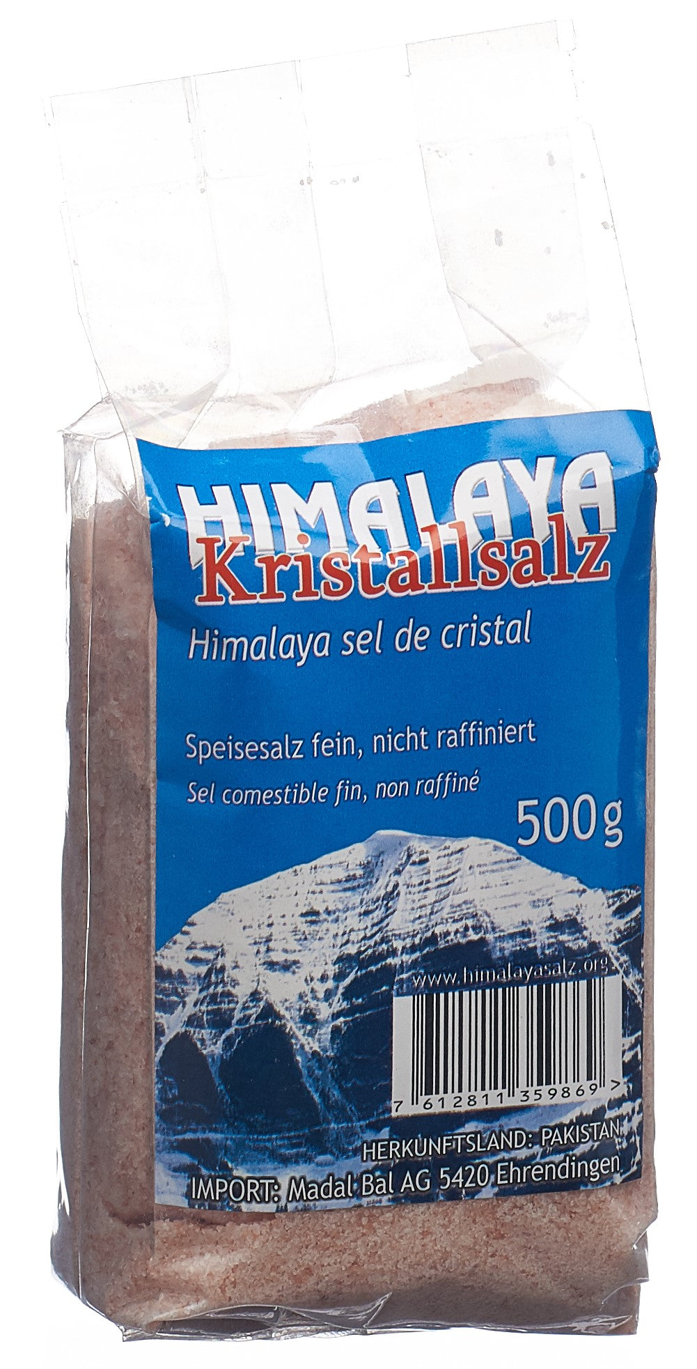MADAL BAL Himalaya Kristallsalz fein gemahl