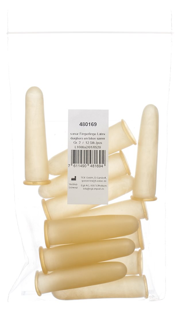 SANOR Fingerling Latex Gr2 gepudert leicht