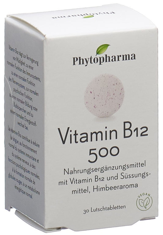 PHYTOPHARMA Vitamin B12 Lutschtabl 500 mcg