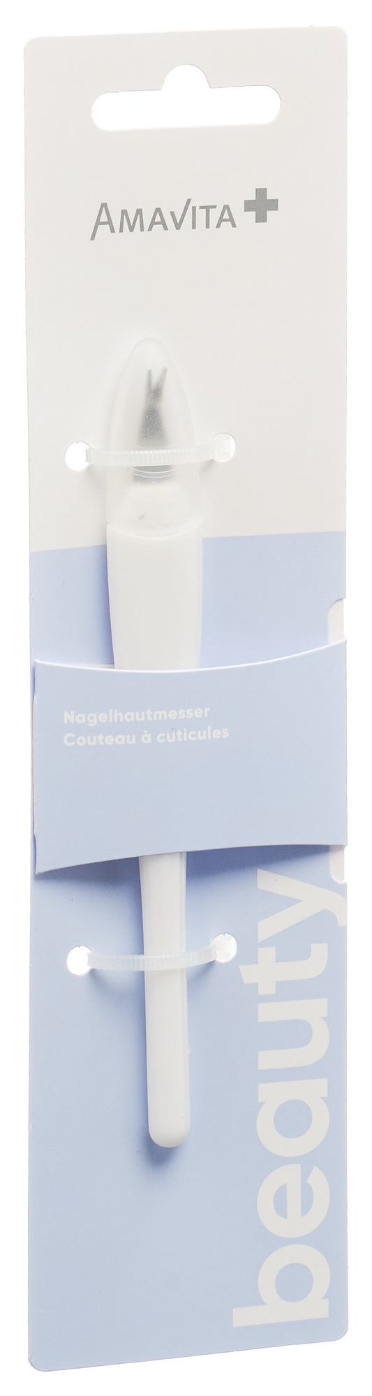 AMAVITA Beauty Nagelhautmesser weiss