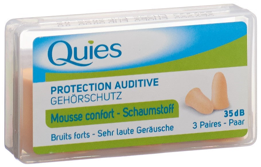 QUIES Lärmgehörschutzkugeln Schaumstoff haut