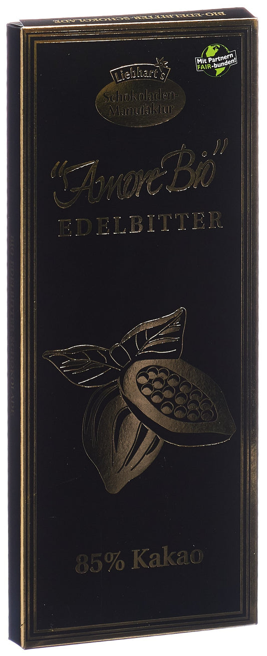 LIEBHART Schoko Edelbitt Kakao 85% Bio