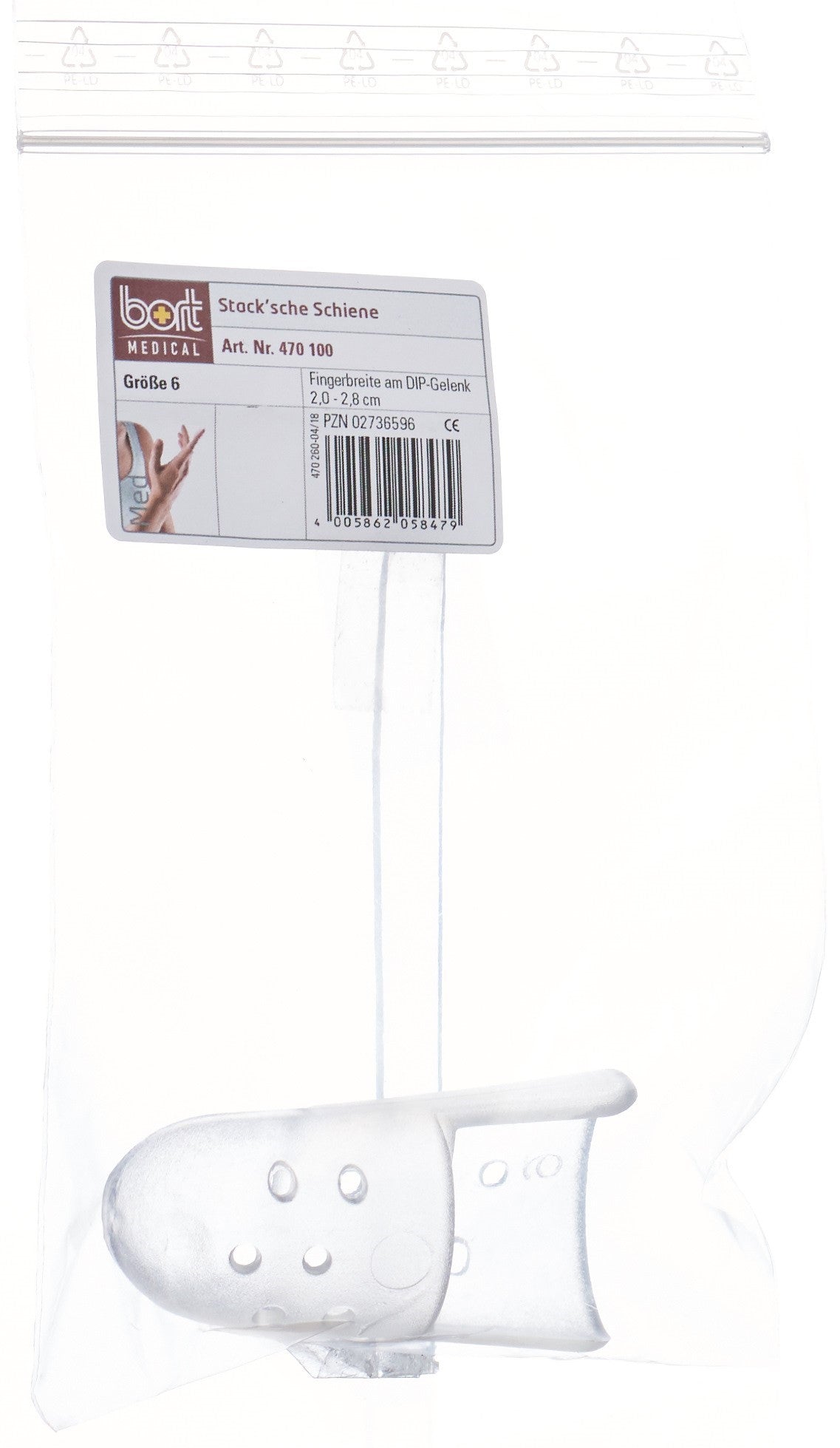 BORT Stack'sche Schiene Gr6 transparent