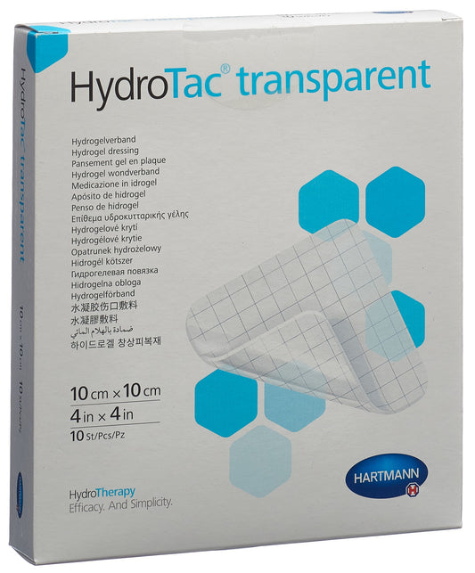 HYDROTAC Transparent 10x10cm steril
