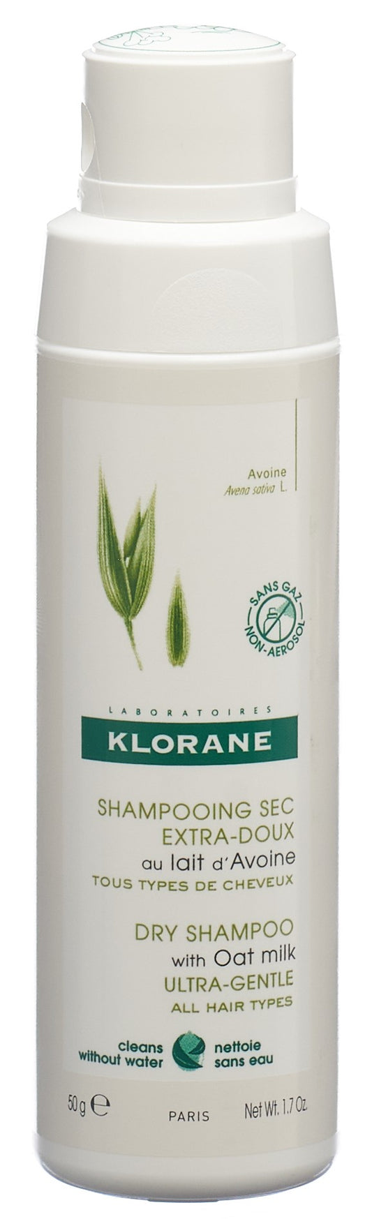 KLORANE Trockenshampoo Hafermilch Puder