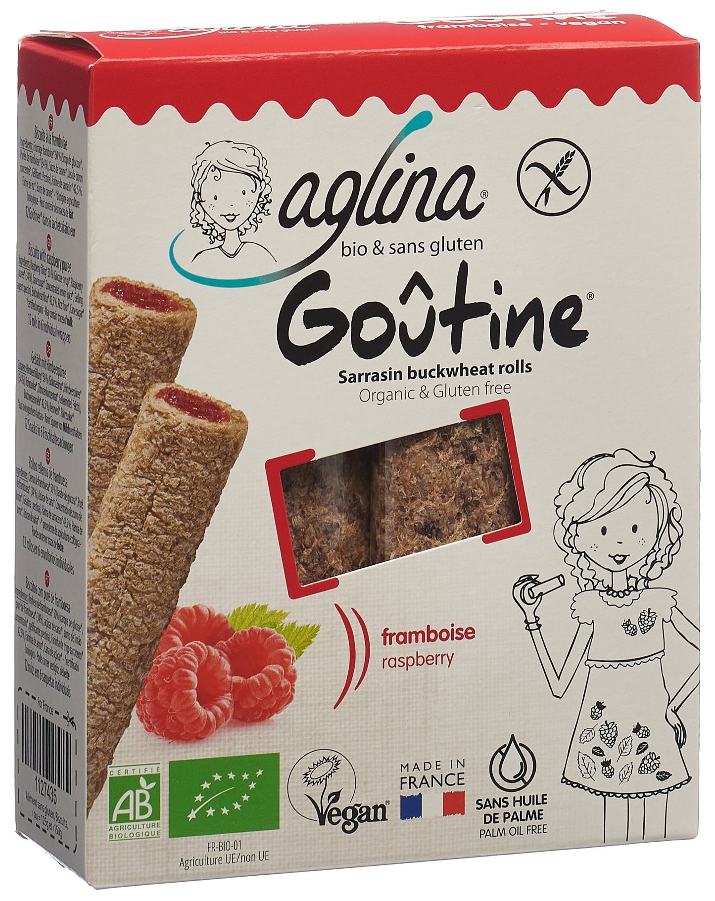AGLINA Goûtine Himbeere Bio