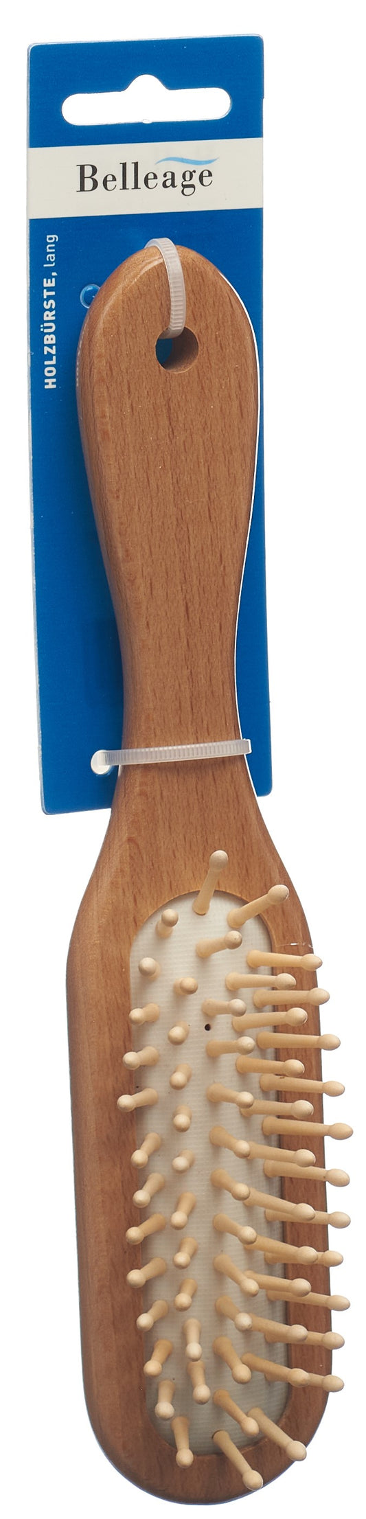 BELLEAGE Holzbürste schmal lang