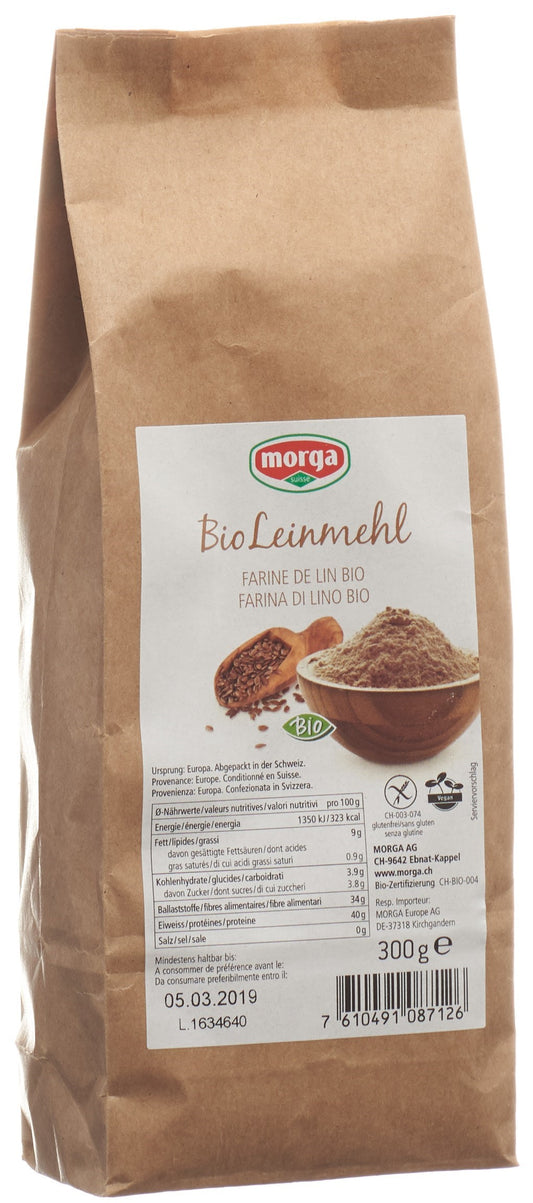 MORGA Leinmehl Bio glutenfrei