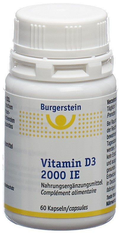 BURGERSTEIN Vitamin D3 Kaps 2000 IE