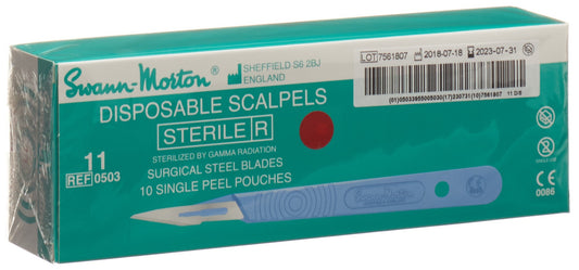 SWANN MORTON Skalpell 1x steril No 11