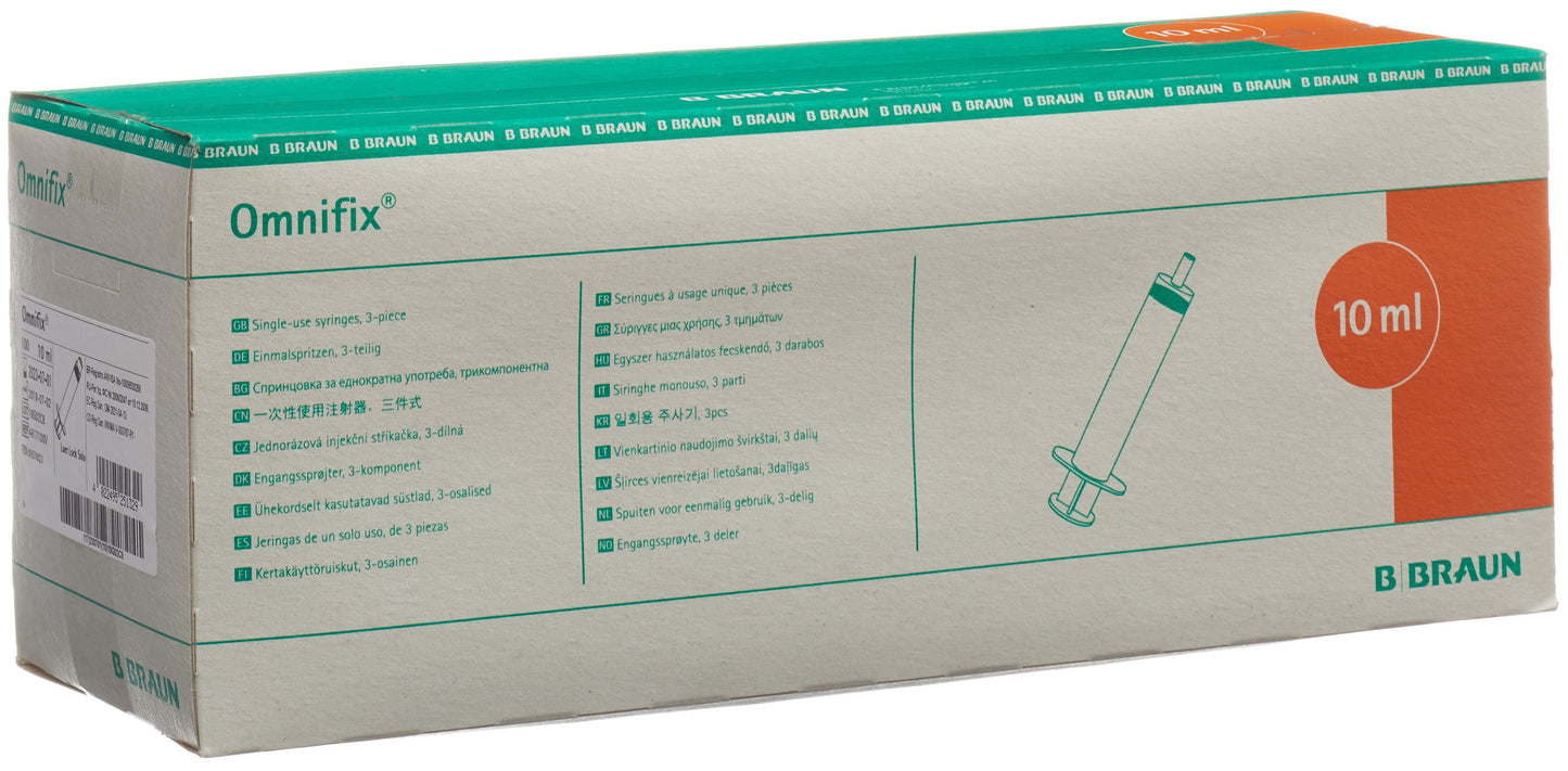 OMNIFIX Spritze 10ml Luer Lock latexfrei